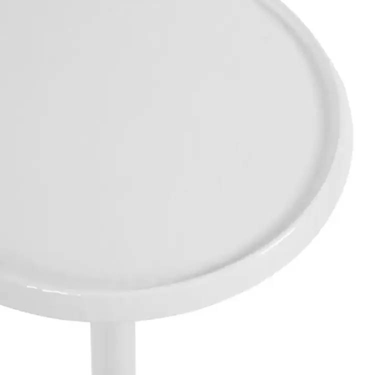 round_white_metal_layla_accent_table_3.webp Round Metal Layla Accent Table>Kirklands Home Clearance