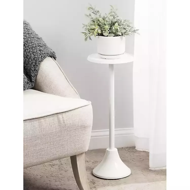 round_white_metal_layla_accent_table_6.webp Round Metal Layla Accent Table>Kirklands Home Clearance