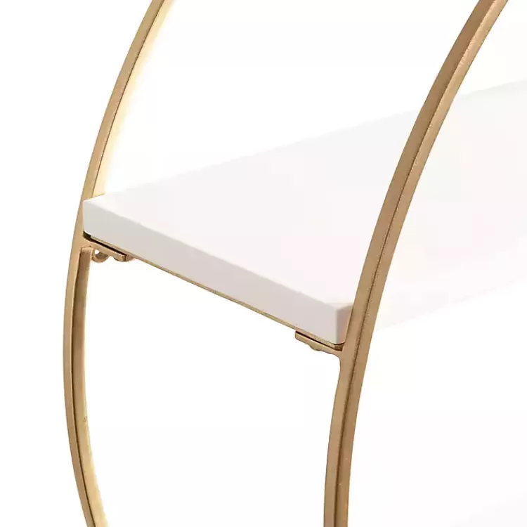 round_white_wood_sequoia_wall_shelf_2.webp Round White Wood Sequoia Wall Shelf>Kirklands Home Clearance