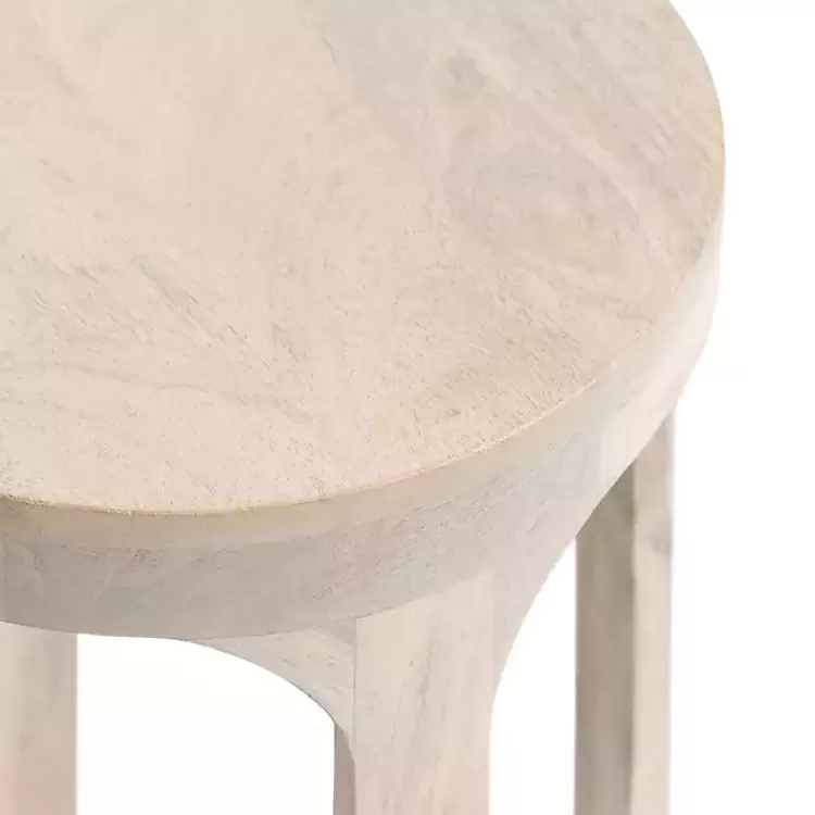 round_whitewashed_wood_dani_accent_table_2.webp Round washed Wood Dani Accent Table>Kirklands Home New
