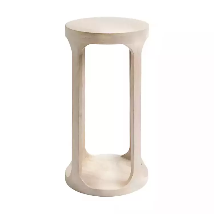 round_whitewashed_wood_dani_accent_table_4.webp Round washed Wood Dani Accent Table>Kirklands Home New
