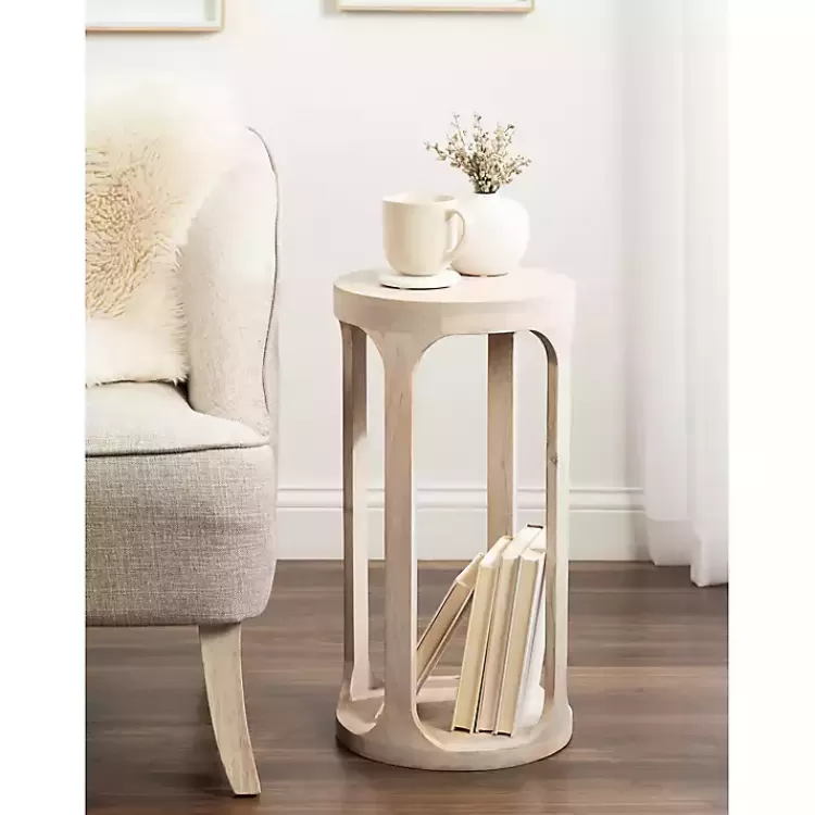round_whitewashed_wood_dani_accent_table_5.webp Round washed Wood Dani Accent Table>Kirklands Home New