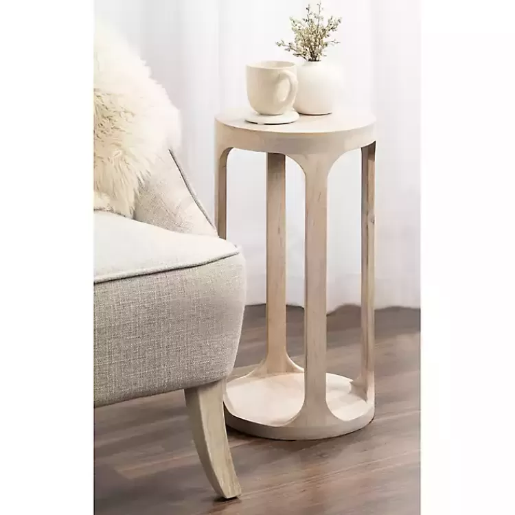 round_whitewashed_wood_dani_accent_table_6.webp Round washed Wood Dani Accent Table>Kirklands Home New