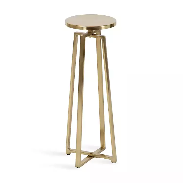 Round Zia Metal Accent Table>Kirklands Home Hot