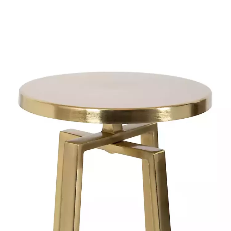 round_zia_gold_metal_accent_table_2.webp Round Zia Metal Accent Table>Kirklands Home Hot