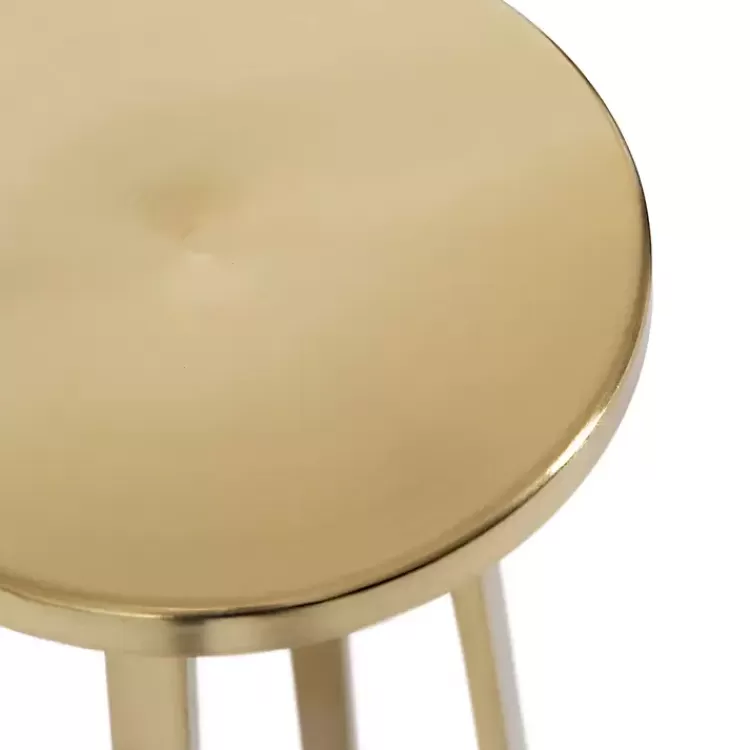 round_zia_gold_metal_accent_table_5.webp Round Zia Metal Accent Table>Kirklands Home Hot