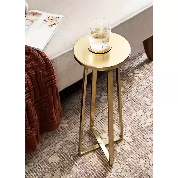 round_zia_gold_metal_accent_table_6.webp Round Zia Metal Accent Table>Kirklands Home Hot