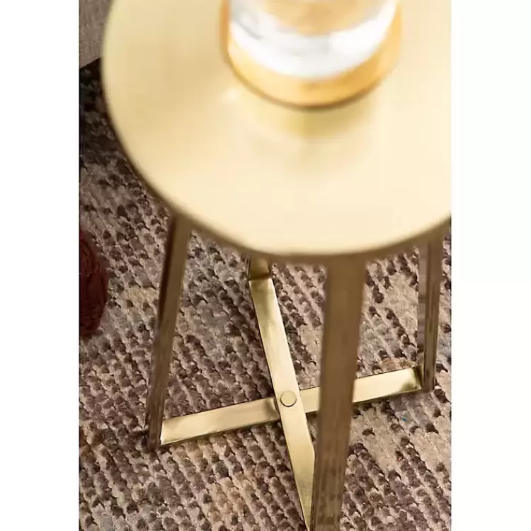 round_zia_gold_metal_accent_table_8.webp Round Zia Metal Accent Table>Kirklands Home Hot