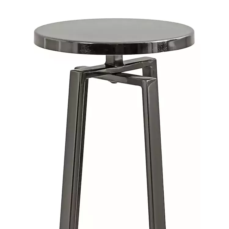 round_zia_pewter_metal_accent_table_2.webp Round Zia Pewter Metal Accent Table>Kirklands Home Fashion
