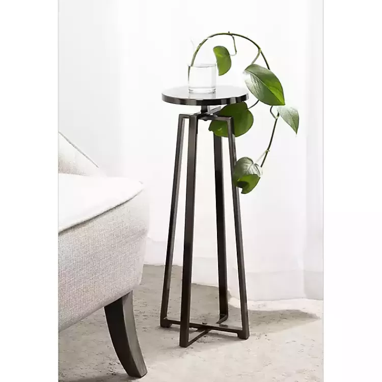 round_zia_pewter_metal_accent_table_6.webp Round Zia Pewter Metal Accent Table>Kirklands Home Fashion