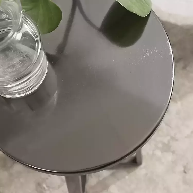 round_zia_pewter_metal_accent_table_8.webp Round Zia Pewter Metal Accent Table>Kirklands Home Fashion