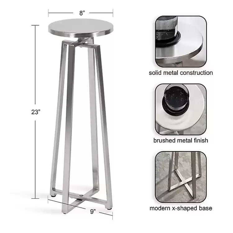 Round Zia Metal Accent Table>Kirklands Home Cheap