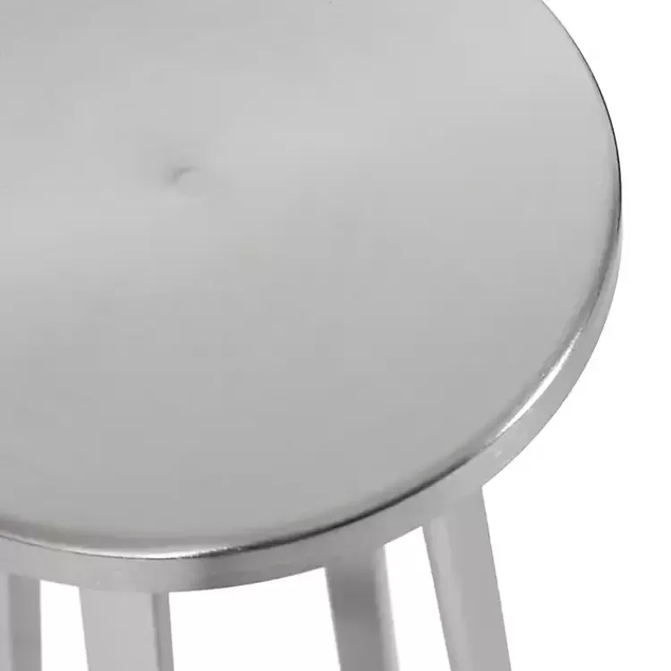 round_zia_silver_metal_accent_table_5.webp Round Zia Metal Accent Table>Kirklands Home Cheap