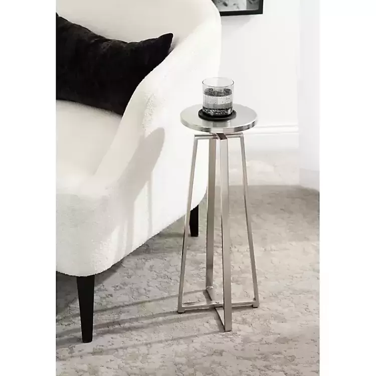 round_zia_silver_metal_accent_table_6.webp Round Zia Metal Accent Table>Kirklands Home Cheap