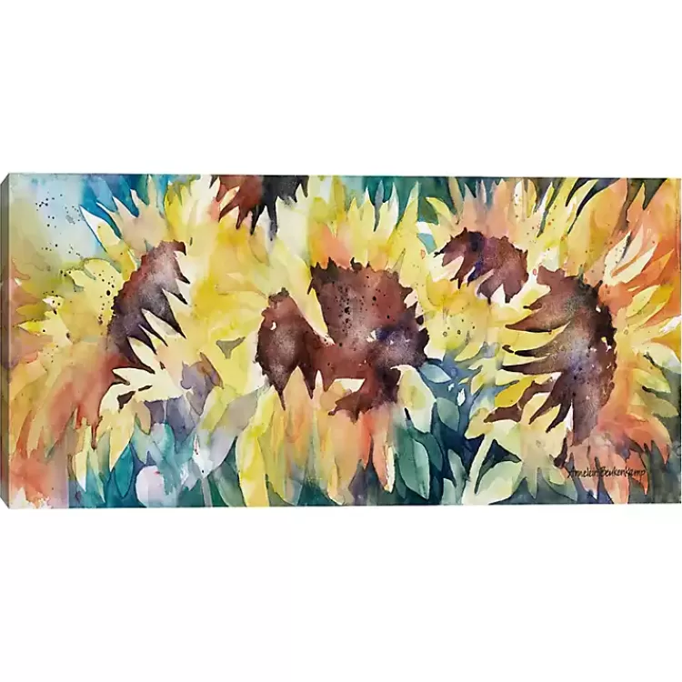 Row of Sun Light Canvas Art Print>Kirklands Home Cheap