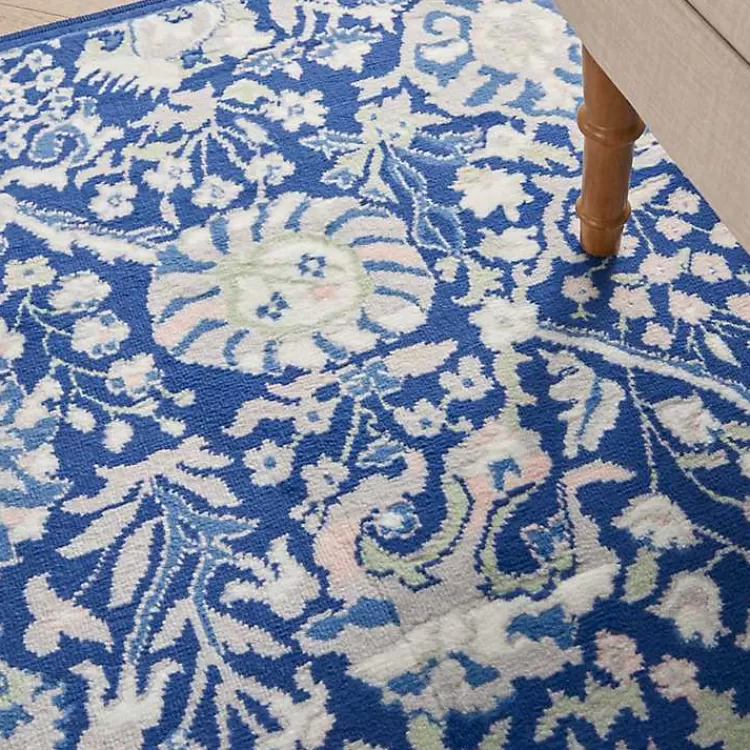 royal_blue_floral_motif_area_rug_x_6-2.webp Royal Blue Floral Motif Area Rug, 5x7>Kirklands Home Best Sale