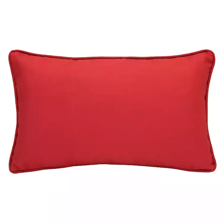 Ruby Outdoor Lumbar Pillow>Kirklands Home Discount