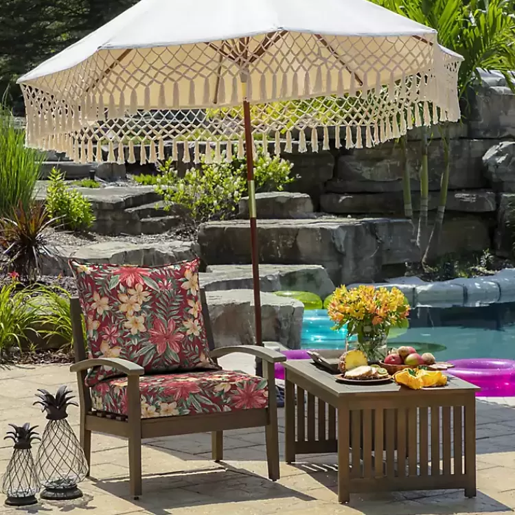 Ruby Tropical 2-pc. Outdoor Deep Seat Cushion>Kirklands Home Cheap