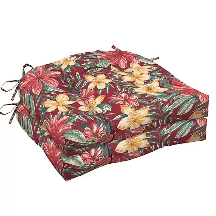 Ruby Tropical 2-pc. Outdoor Wicker Cushion Set>Kirklands Home Cheap