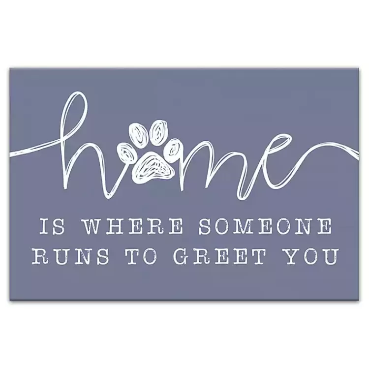 Runs To Greet You Canvas Art Print, 18x12 in.>Kirklands Home Clearance