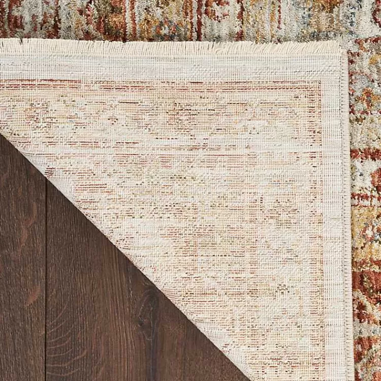 rust_distressed_multi_medallion_runner_x_2.webp Rust Distressed Multi Medallion Runner, 2x10>Kirklands Home Outlet