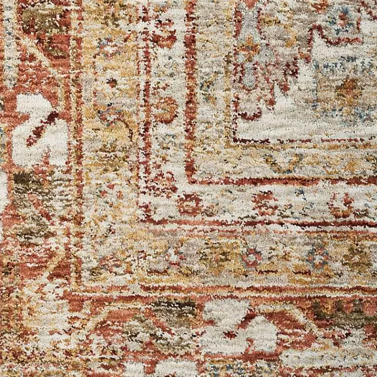 rust_distressed_multi_medallion_runner_x_4.webp Rust Distressed Multi Medallion Runner, 2x10>Kirklands Home Outlet