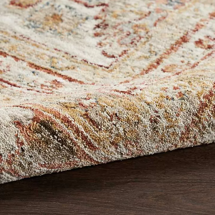 rust_distressed_multi_medallion_runner_x_5.webp Rust Distressed Multi Medallion Runner, 2x10>Kirklands Home Outlet