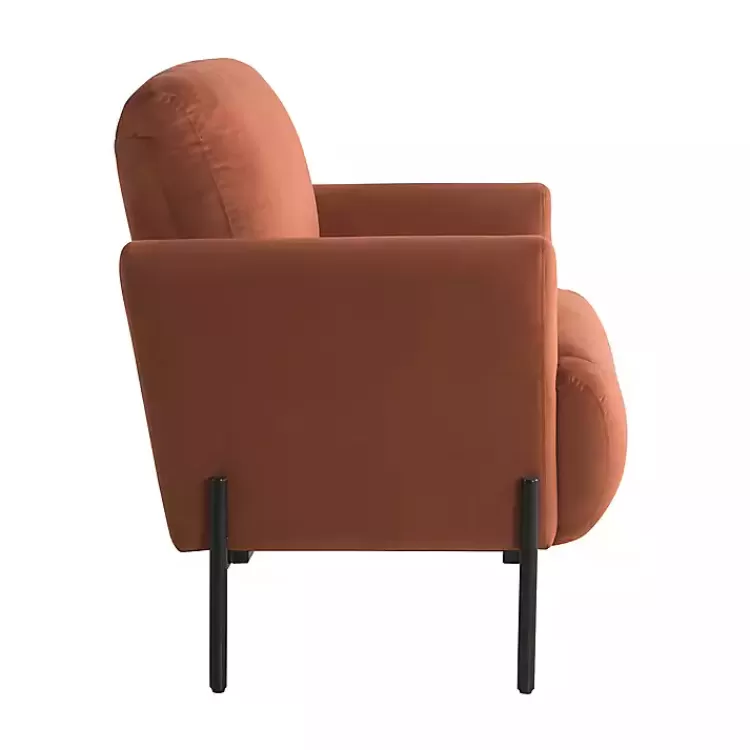 rust_velvet_upholstered_knox_accent_chair_3.webp Rust Velvet Upholstered Knox Accent Chair>Kirklands Home Fashion