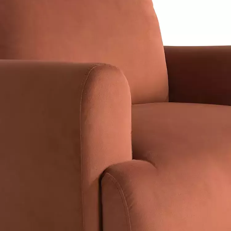 rust_velvet_upholstered_knox_accent_chair_6.webp Rust Velvet Upholstered Knox Accent Chair>Kirklands Home Fashion