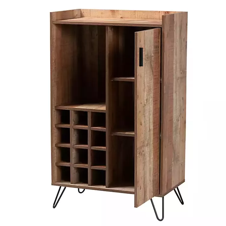 Rustic Hairpin Wine Cabinet>Kirklands Home New