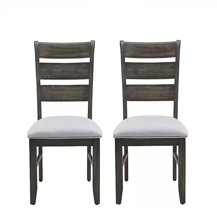 rustic_brown_slat_back_dining_chairs_set_of__2.webp Rustic Brown Slat Back Dining Chairs, Set of 2>Kirklands Home Flash Sale