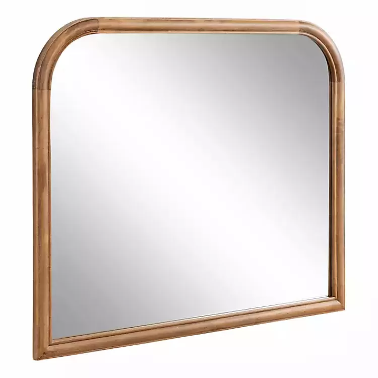 Rustic Brown Wide Arch Wall Mirror>Kirklands Home Sale