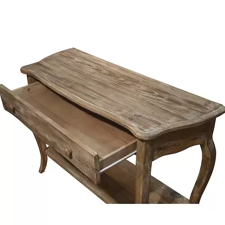 rustic_brown_wood_curved_console_table_3.webp Rustic Wood Curved Console Table>Kirklands Home Cheap