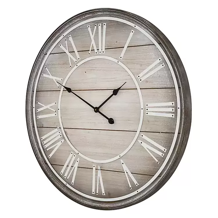 Rustic Charm Wood Wall Clock>Kirklands Home New