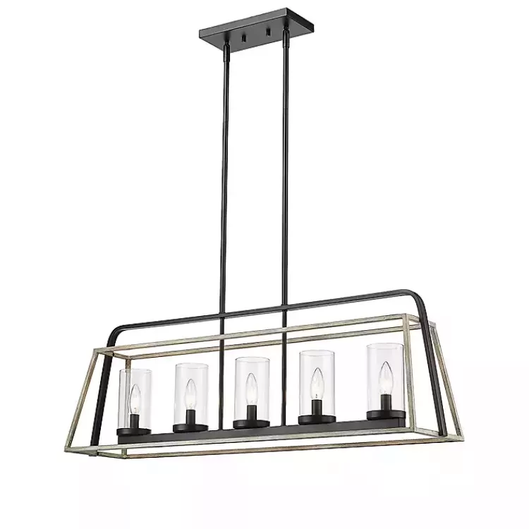 Rustic Gray and Black Open Chandelier>Kirklands Home Best