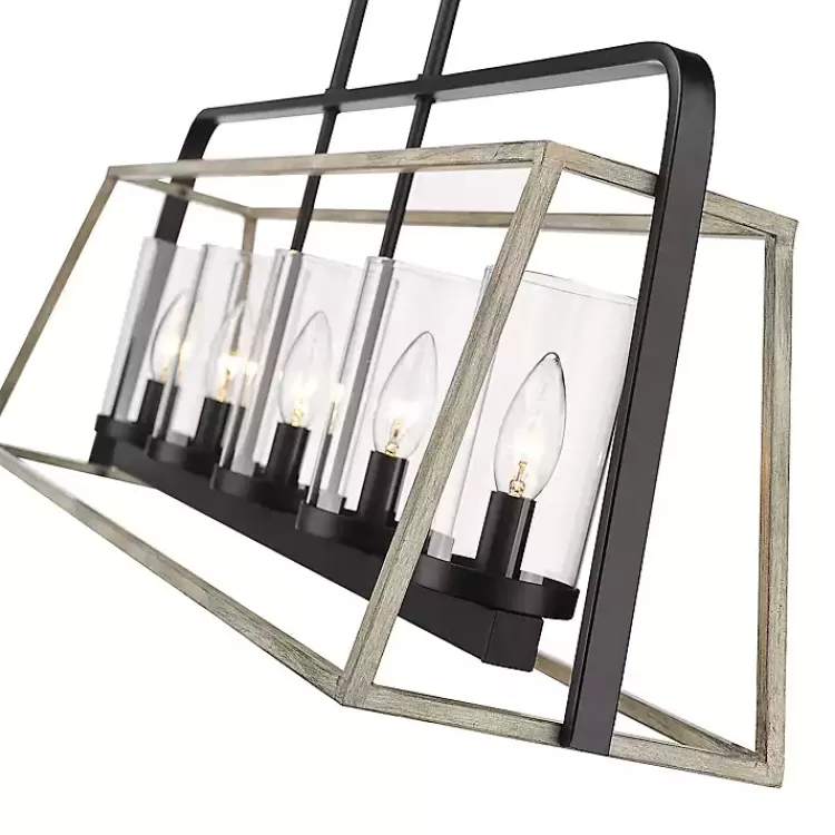 rustic_gray_and_black_open_chandelier_3.webp Rustic Gray and Black Open Chandelier>Kirklands Home Best
