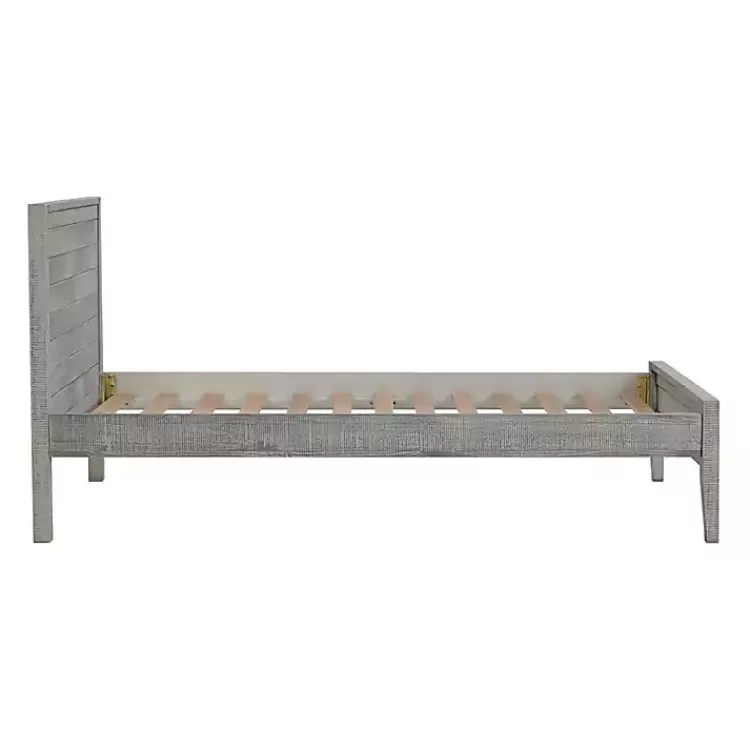 rustic_gray_pine_panel_twin_bed_frame_6.webp Rustic Gray Pine Panel Twin Bed Frame>Kirklands Home Online