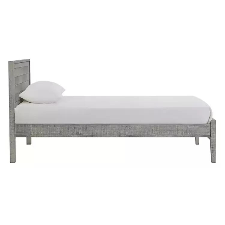 rustic_gray_pine_panel_twin_bed_frame_7.webp Rustic Gray Pine Panel Twin Bed Frame>Kirklands Home Online