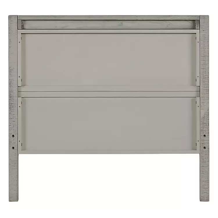 rustic_gray_pine_panel_twin_bed_frame_8.webp Rustic Gray Pine Panel Twin Bed Frame>Kirklands Home Online