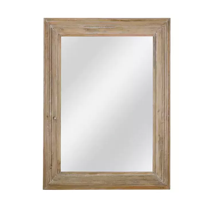 Rustic Mango Wood Mirror>Kirklands Home New