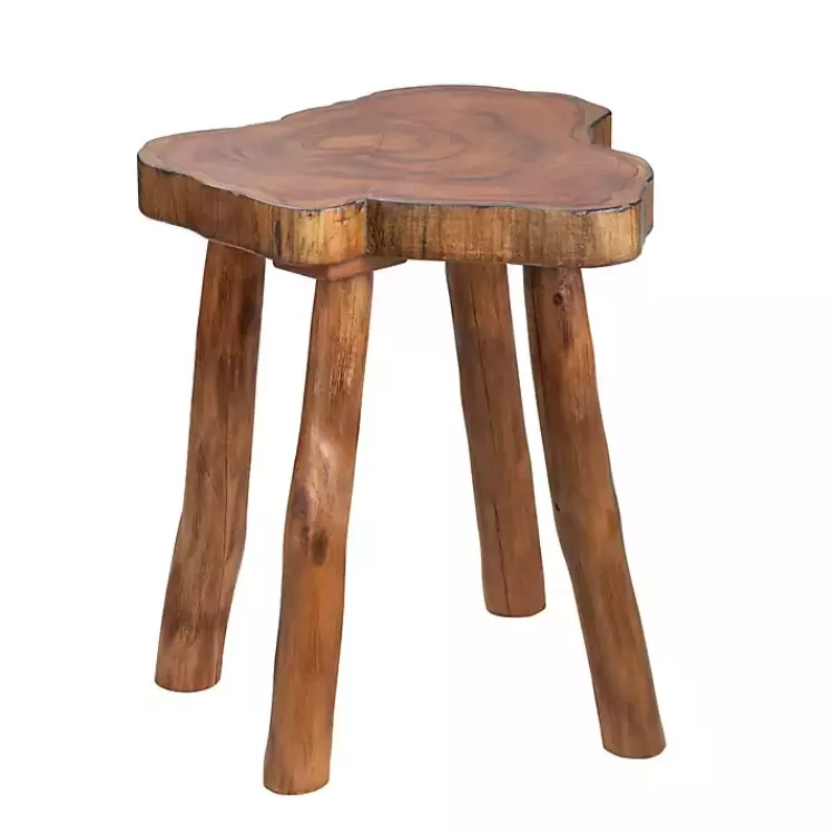 Rustic Natural Woodland Accent Table>Kirklands Home Clearance