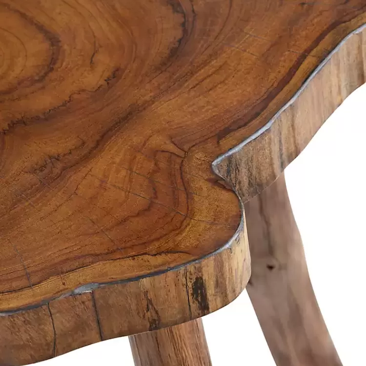 rustic_natural_woodland_accent_table_2.webp Rustic Natural Woodland Accent Table>Kirklands Home Clearance