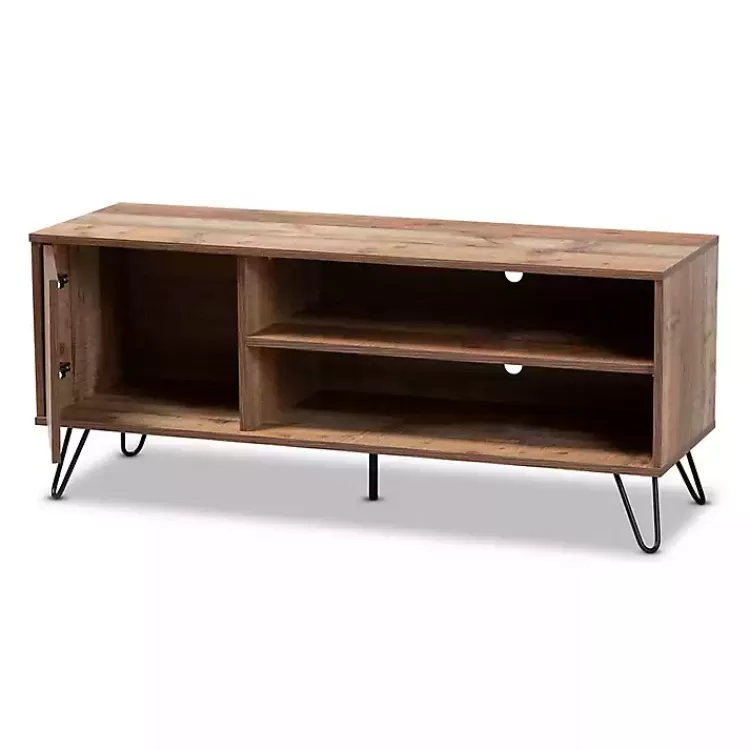 Rustic Oak Wood TV Stand>Kirklands Home Sale