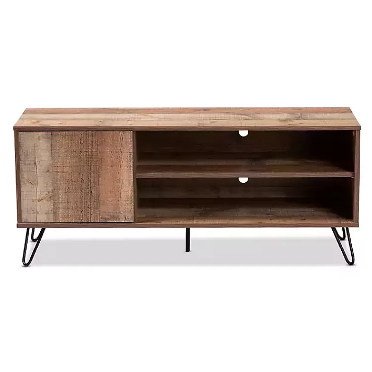 rustic_oak_wood_tv_stand_2.webp Rustic Oak Wood TV Stand>Kirklands Home Sale