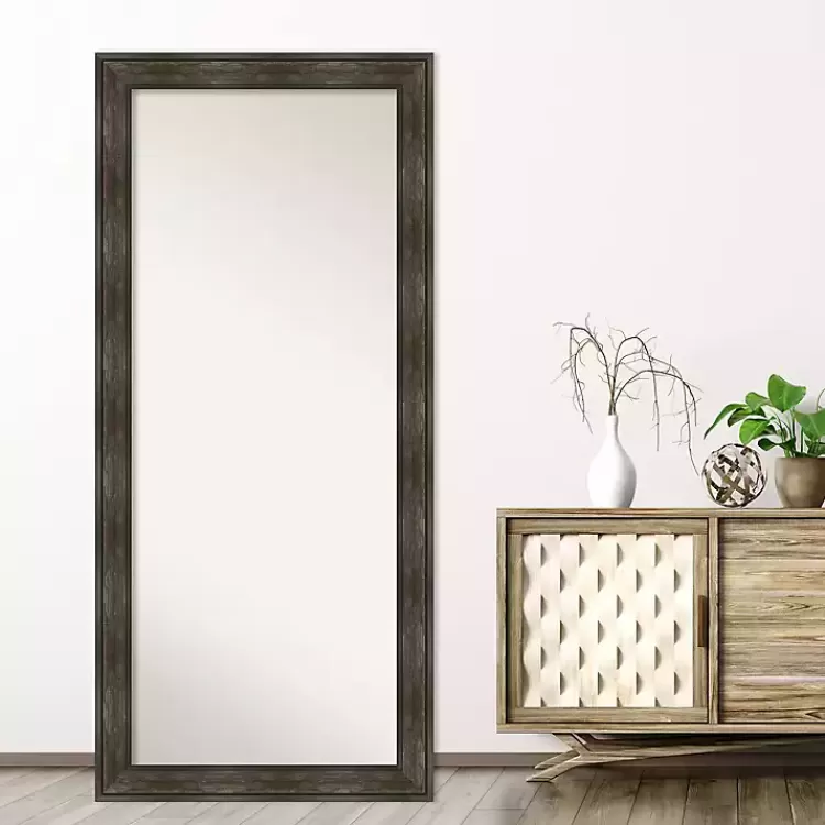 Rustic Rail Charred Framed Mirror>Kirklands Home Outlet
