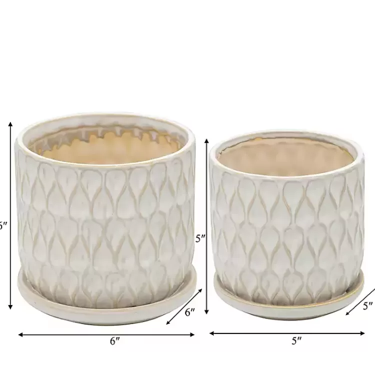 rustic_tan_teardrop_pc_outdoor_planter_set_4.webp Rustic Tan Teardrop 2-pc. Outdoor Planter Set>Kirklands Home Best