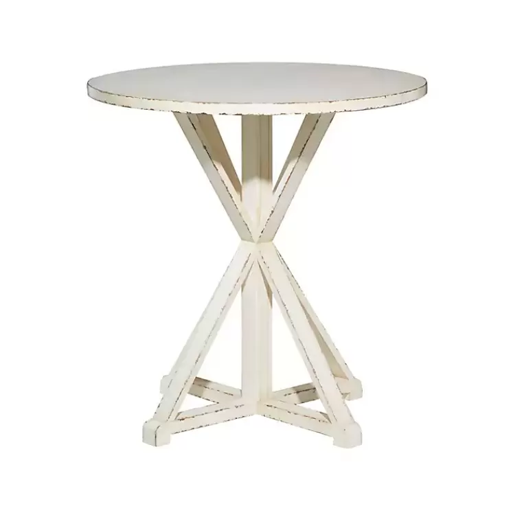 rustic_white_hourglass_side_table_3.webp Rustic Hourglass Side Table>Kirklands Home Discount