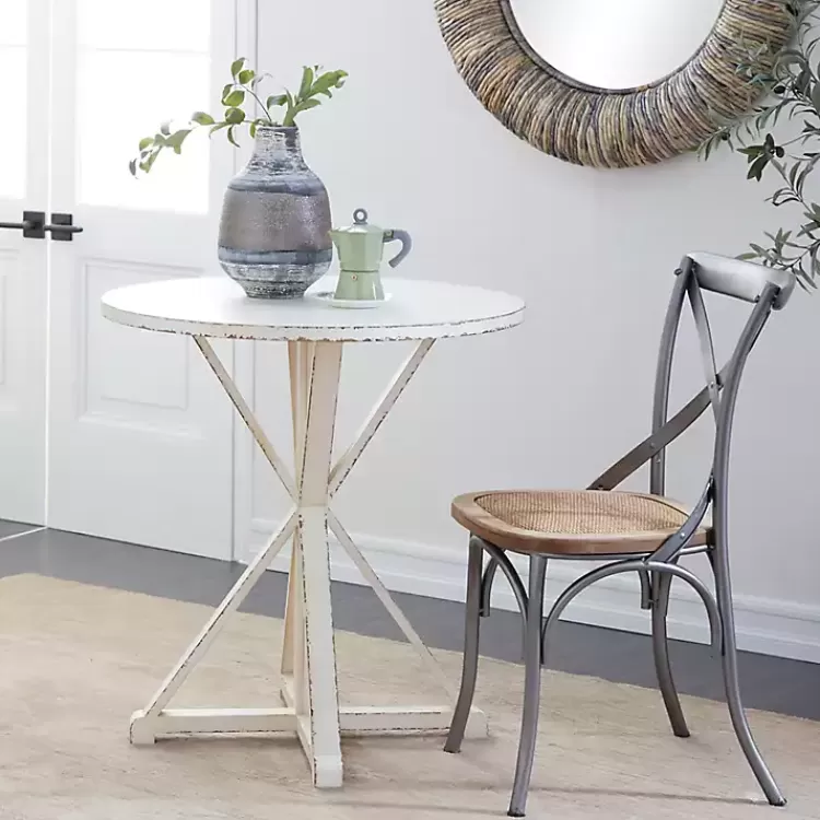 rustic_white_hourglass_side_table_4.webp Rustic Hourglass Side Table>Kirklands Home Discount