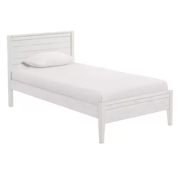 rustic_white_pine_panel_twin_bed_frame_2.webp Rustic White Pine Panel Twin Bed Frame>Kirklands Home Cheap