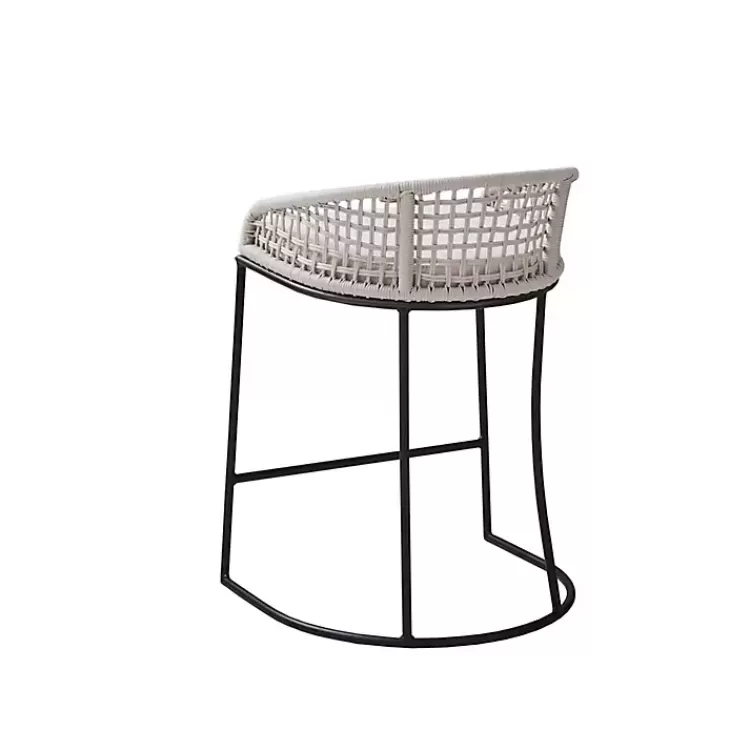 rustic_white_woven_rope_back_counter_stool_4.webp Rustic Woven Rope Back Counter Stool>Kirklands Home Best